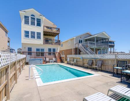 OBX-ta-Sea semi oceanfront home in Nags Head